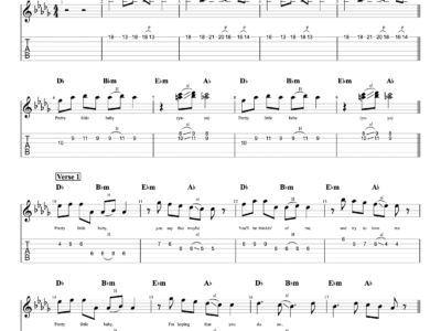 Pretty Little Baby - Connie Francis + Lyrics (PDF)
