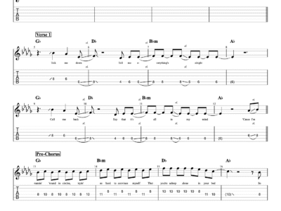 With You - Dean Lewis + Lyrics (PDF)