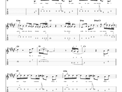 Without You - Mariah Carey + Lyrics (PDF)