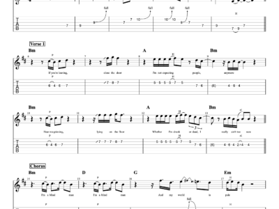 When a Blind Man Cries - Deep Purple + Lyrics (PDF)